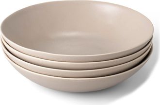 Fable Interiors The Pasta Set of 4 Bowls in Desert Taupe at Nordstrom