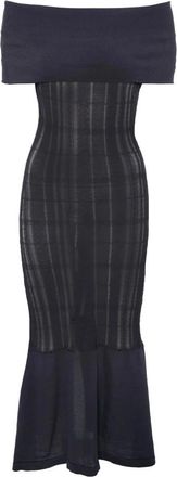 Our Legacy Cover Dress - Dames - Feestkleedjes - Blauw - S - Katoen - Kleedjes