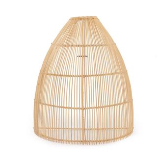 Bazar Bizar Aplique de rat&aacute;n en marr&oacute;n 45x25x55cm