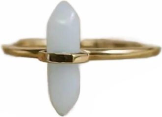 JaxKelly Womens Point Ring In Amazonite