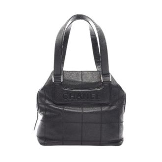 Chanel Bolso Tote Pre-owned de Piel Caviar - Pre-owned - Mujer - Negro - ONE SIZE