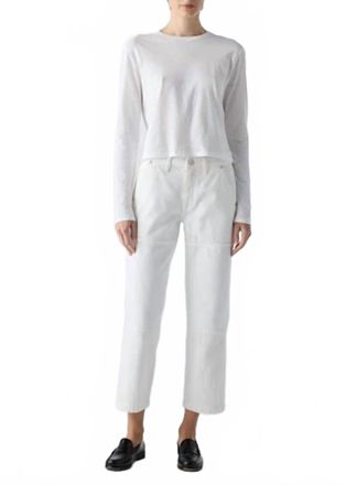 Amo Billie Field Pant In Eggshell