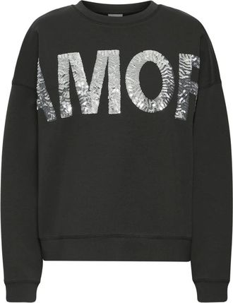 Ichi Ichi, Hoodies & sweatvesten, Dames, Zwart, XS, Sweatshirt