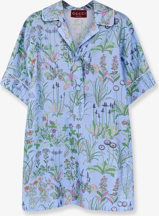 Gucci Camicia in seta stampata - GUCCI - gender_Woman