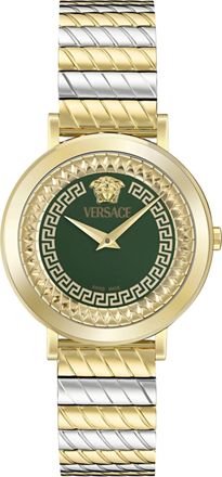 Versace Delphinus WoMens Multicolour Watch VE0O00225 Stainless Steel - One Size