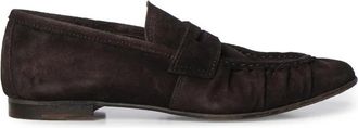 Giuliano Galiano Su&egrave;de Loafers - Heren - Loafers - Bruin - 42 EU - Su&egrave;de - Schoenen