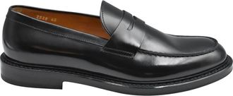 Doucal's Zwarte Veterschoenen voor Mannen - Heren - Loafers - Zwart - 44 EU - Schoenen