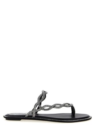 Rene Caovilla Geflecht Sandalen