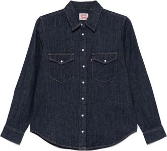 Levi's Overhemden Blauw - Dames - Spijkeroverhemden - Blauw - XS - Katoen - Overhemden