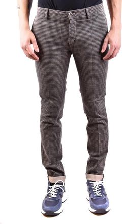 Mason's Stijlvolle grijze broek - Heren - Slim Fit Broeken - Grijs - S - Katoen - Broeken