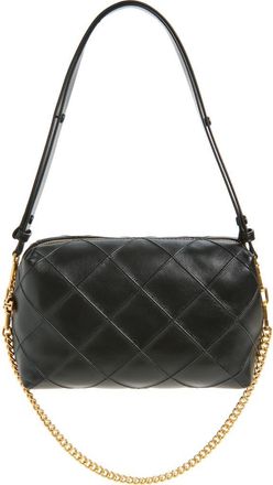 Tory Burch Large Fleming Leather Crossbody in Black at Nordstrom