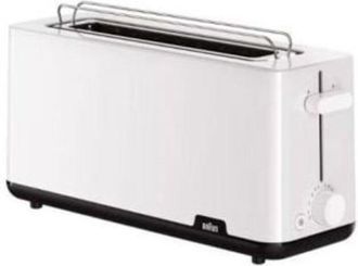 Braun Toaster - BRAUN - HT1110WH - 2 slices - 1030W - White - Rotary control