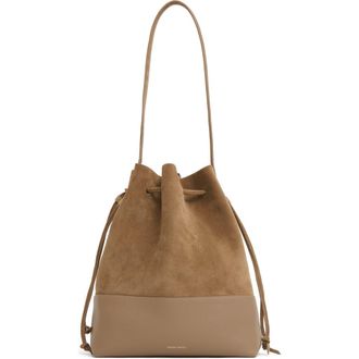Mansur Gavriel Drawstring Cabas Bucket Bag in Anise/Anise at Nordstrom