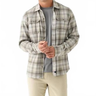 Johnnie-O Marcelu Stretch Shirt In Grey