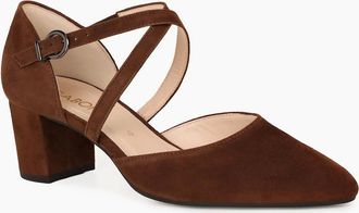 Gabor Womens Gisele Womens Open Court Shoes - Brown - Size: 3.5
