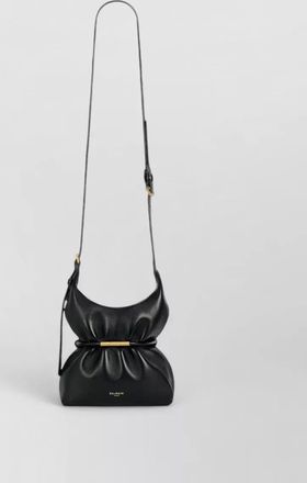 Balmain mini lamb leather shoulder bag