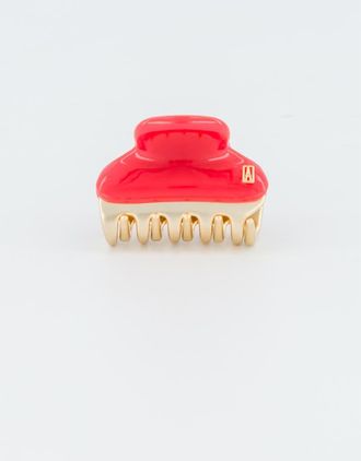 Alexandre de Paris Vendome Small Hair Claw Clip in Red at Nordstrom