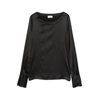 Mazzarelli Blouses, female, Black, Size: 2XS Angie Blouse