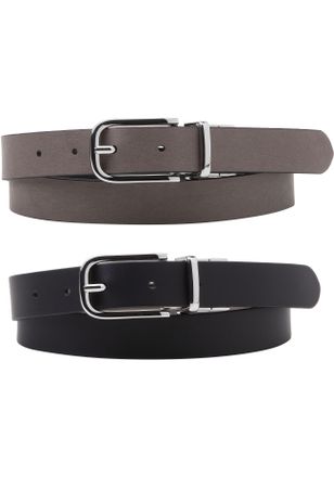 Levi's Lederg&uuml;rtel LEVIS WENDEG&Uuml;RTEL, Damen, Gr. 95, schwarz, Leder, unifarben, G&uuml;rtel Lederg&uuml;rtel, mit Logopr&auml;gung