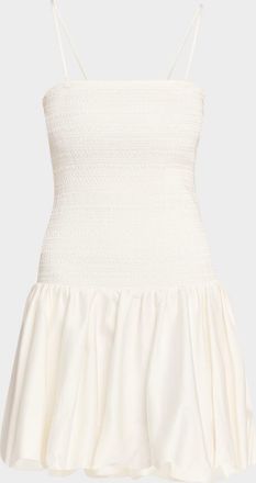 Alice & Olivia Arden Drop-Waist Bubble Mini Dress