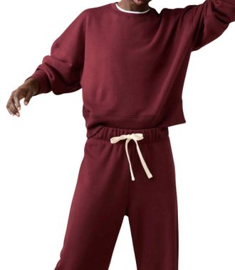Sold Out NYC Everyday Long Sleeve Sweatshirt In Wine