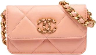 Chanel Borsa Pre-owned Wallet on Chain Mini - - Pre-owned - Donna - Rosa - ONE SIZE