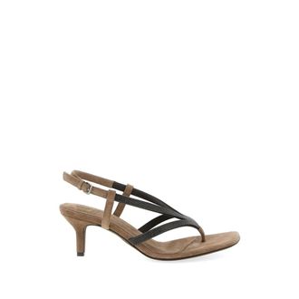 Brunello Cucinelli Brunello Cucinelli, High Heel Sandals, female, Brown, Size: 8 1/2 US Monile Sandals