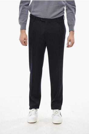 Corneliani Virgin Wool SPORTSWEAR Pants with Belt Loops size 56