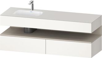 Duravit Qatego Lavabo Encastrado Con Base De Lavabo Consola, - Duravit
