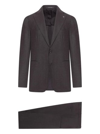 Tagliatore single-breasted wool suit - men - Wool - 50 - Grey