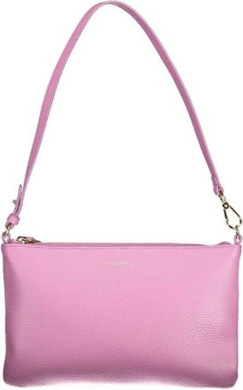 Coccinelle Leren Schoudertas met Ritssluiting - Dames - Schoudertassen - Paars - ONE Size - Leer - Tassen