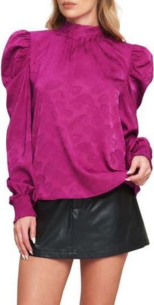 Flying Tomato Puff Long Sleeve Top in Magenta at Nordstrom Rack, Size Medium