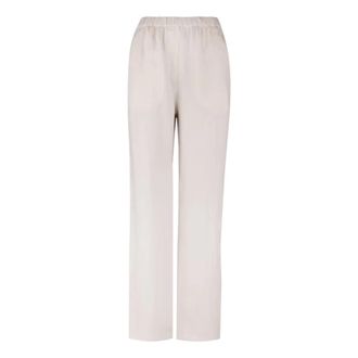 Stenstr&ouml;ms Jessie Wide Broeken - Dames - Wijde Broeken - Beige - XS - Linnen - Broeken
