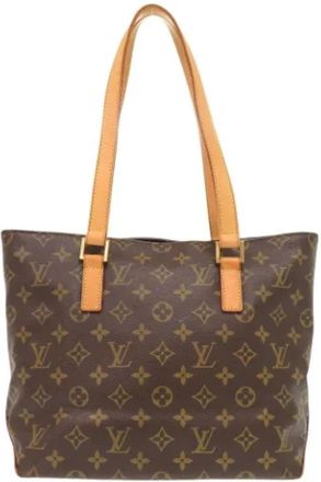 Louis Vuitton Pre-owned Canvas Tote Bag - Dames - Vintage Shopper - Bruin - ONE Size - Vintage