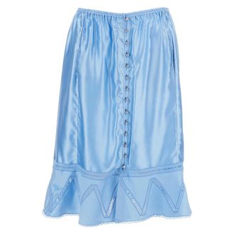 Paco Rabanne Midi Skirt - female - Rabanne - Midi Skirts - Blue - XS - Skirts
