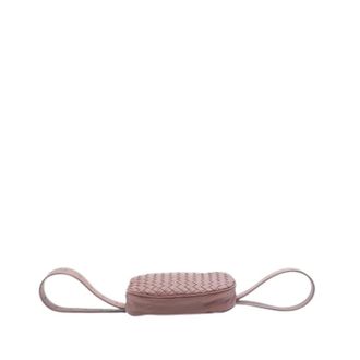 Bottega Veneta Pre-owned Woven Nappa Belt Bag - Dames - Pre-owned - Roze - Maat: ONE Size Leer