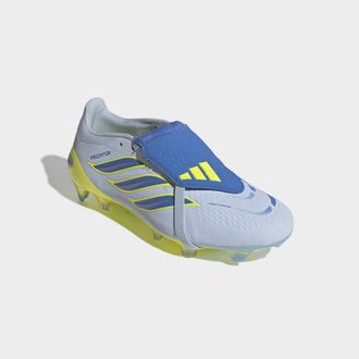 adidas Fussballschuh ADIDAS PERFORMANCE PREDATOR PRO, FESTE B&Ouml;DEN, UMSCHLAGBARE ZUNGE, Gr. 42,5, crystal sky, ray blau, team solar gelb 2, Synthetik, Textil,