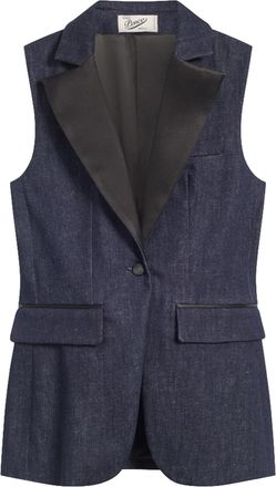 Pence Navy Diva Tailored Sleeveless Wool Vest