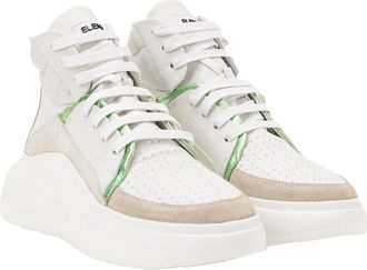 Elena Iachi Enkellaarsjes - Dames - Enkellaarsjes - Wit - 39 EU - Leer - Schoenen
