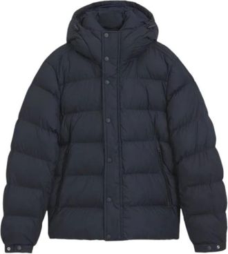 HUGO BOSS Jassen > Winterjassen - Heren - Winterjassen - Blauw - XL - Jassen