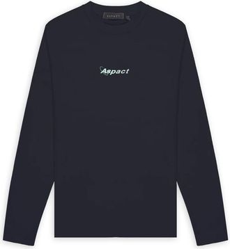 Aspact Ember LS Tee - Heren - Tops - Blauw - Maat: S