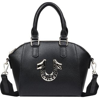 True Religion Retro Horseshoe Mini Satchel in Black at Nordstrom