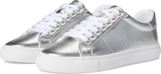 Calvin Klein Camzy Womens Shoes Silver Metallic : 9.5 M, Faux Leather
