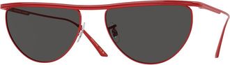 Oliver Peoples OV1342S 1984C 553487 Womens Sunglasses Red Size 56
