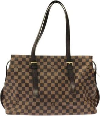 Louis Vuitton Pre-owned Tote Bags, female, Brown, Size: ONE SIZE Pre-owned Vintage Canvas Tote Bag