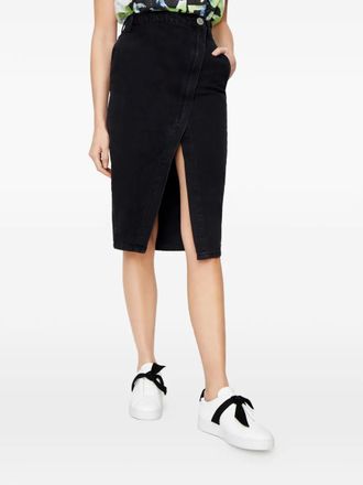 One Teaspoon Gonna midi a vita alta - Nero