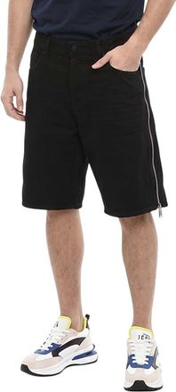 Dsquared2 Black Solid Relaxed Shorts