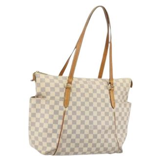 Louis Vuitton Pre-owned Tote Bags, female, Multicolor, Size: ONE SIZE Pre-owned Damier Azur Tote Bag