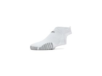 Nike NikeGrip Studio Footie Womens Low Cut Socks Shoes White/Black/Black : 1 (US Womens 5.5-7), Nylon/Polyester/Spandex