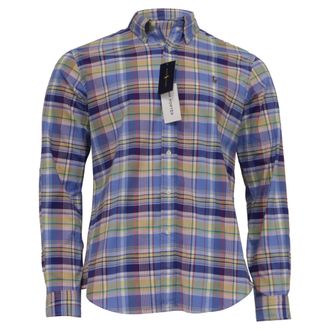 Ralph Lauren Plaid Button-Down Shirt in Multicolor Cotton